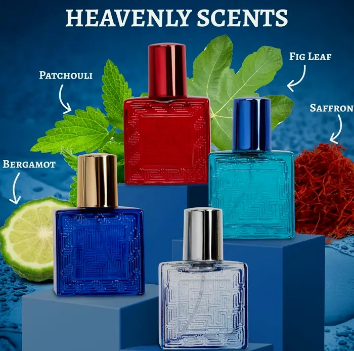 NovoGlow Verse Mini 4-Piece Cologne Set for Him