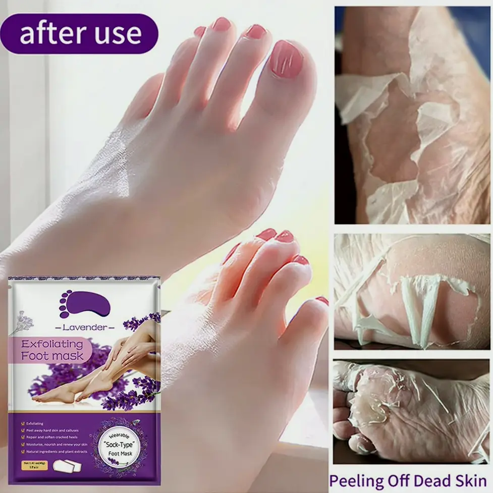 Foot Exfoliating Mask Pack - Smooths Dry Skin