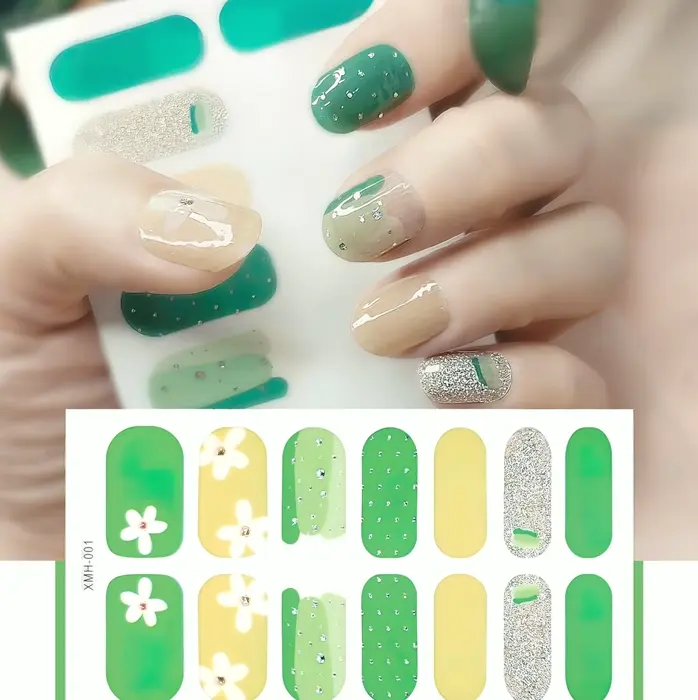 Trendy 3D Nail Stickers from Sun&Beam for Women & Girls