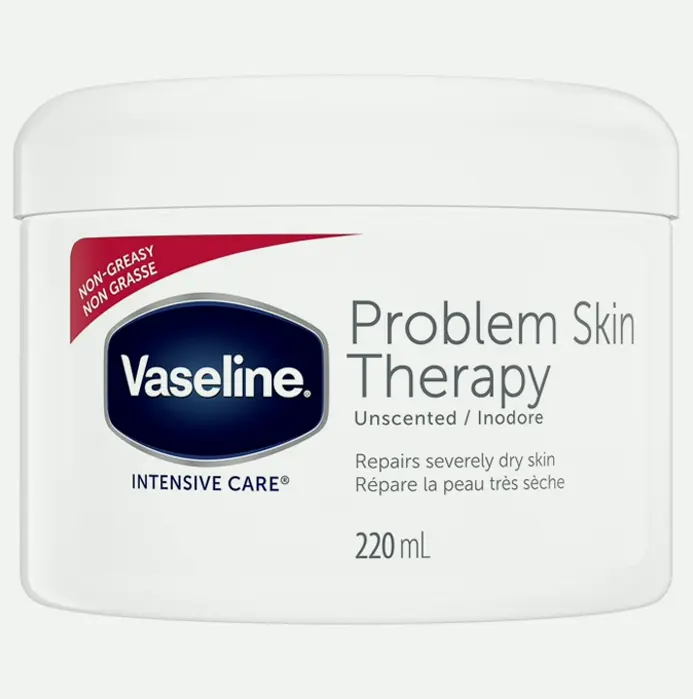 Vaseline Problem Skin Therapy Unscented Moisturizer 220 ml