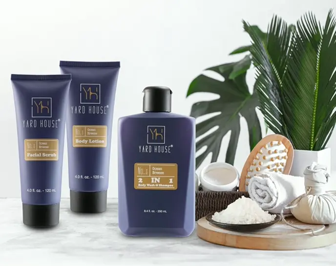 Luxury Spa Gift Basket for Men - Ocean Breeze Skincare Set