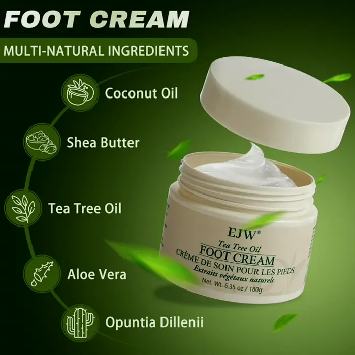Tea Tree Heel Moisturizer - Repair Cracked Heels - 6.35 oz.